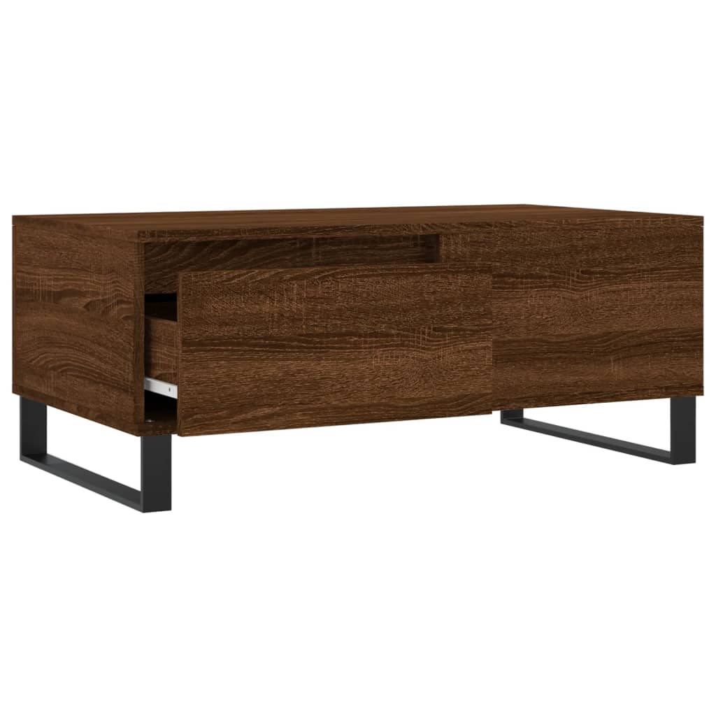 Măsuță de cafea, stejar maro, 90x50x36,5 cm, lemn prelucrat GartenMobel Dekor