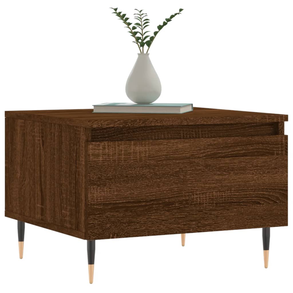 Mese de cafea 2 buc. stejar maro 50x46x35 cm lemn compozit GartenMobel Dekor