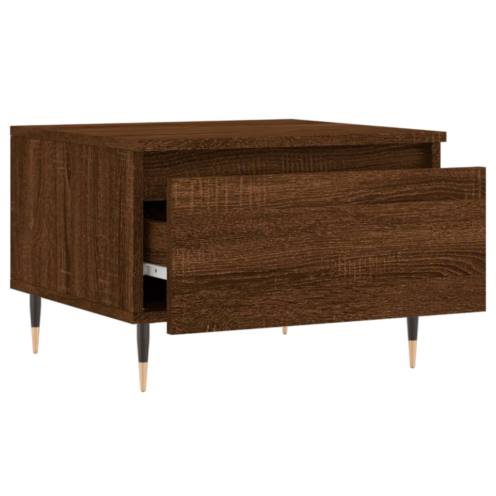 Mese de cafea 2 buc. stejar maro 50x46x35 cm lemn compozit GartenMobel Dekor