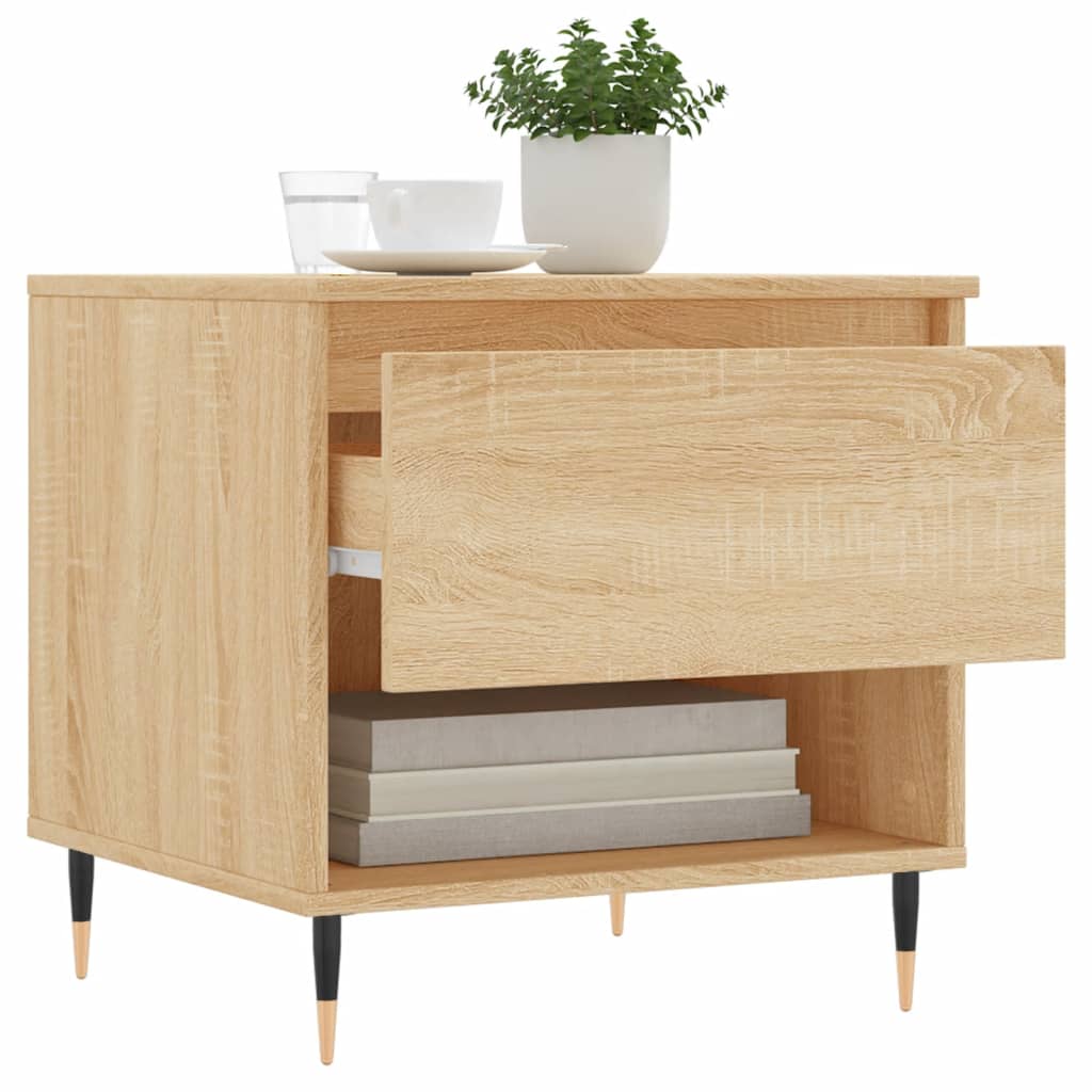 Mese de cafea 2 buc. stejar sonoma 50x46x50 cm lemn compozit GartenMobel Dekor