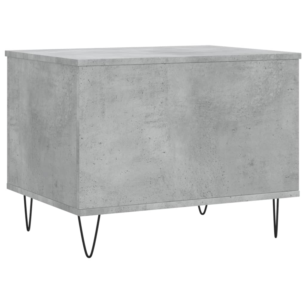 Măsuță de cafea, gri beton, 60x44,5x45 cm, lemn prelucrat GartenMobel Dekor
