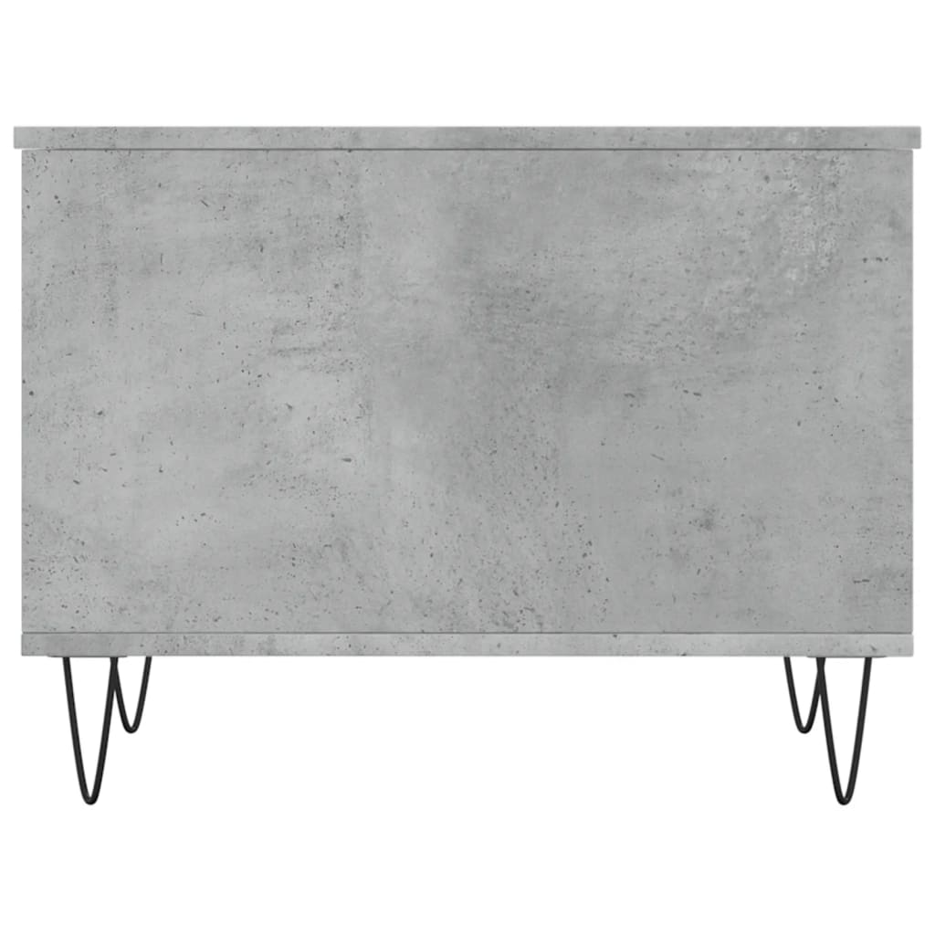 Măsuță de cafea, gri beton, 60x44,5x45 cm, lemn prelucrat GartenMobel Dekor