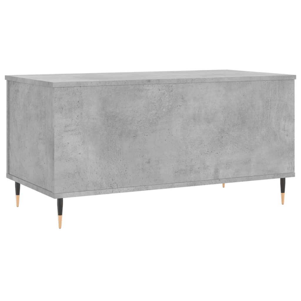 Măsuță de cafea, gri beton, 90x44,5x45 cm, lemn compozit GartenMobel Dekor