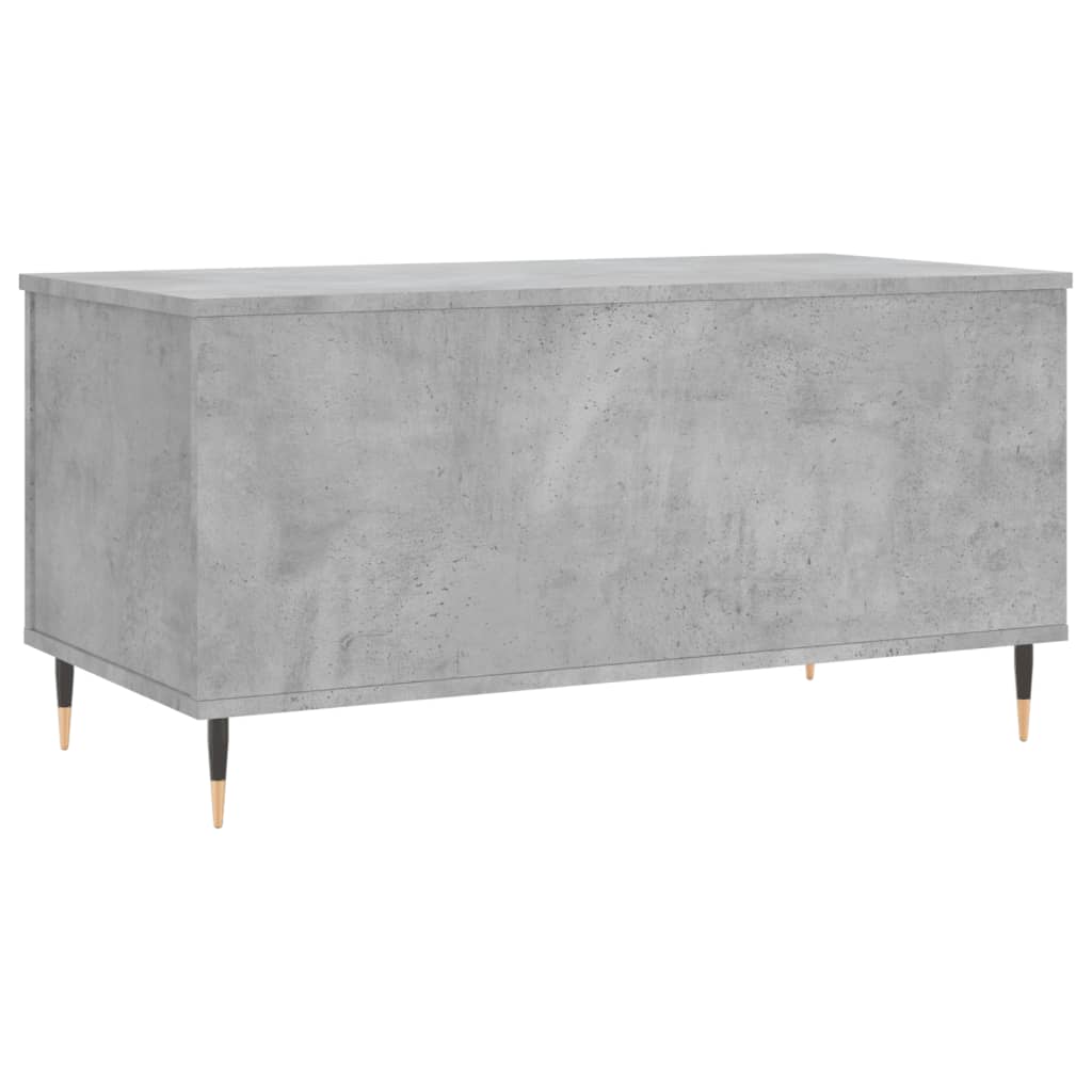 Măsuță de cafea, gri beton, 90x44,5x45 cm, lemn compozit GartenMobel Dekor