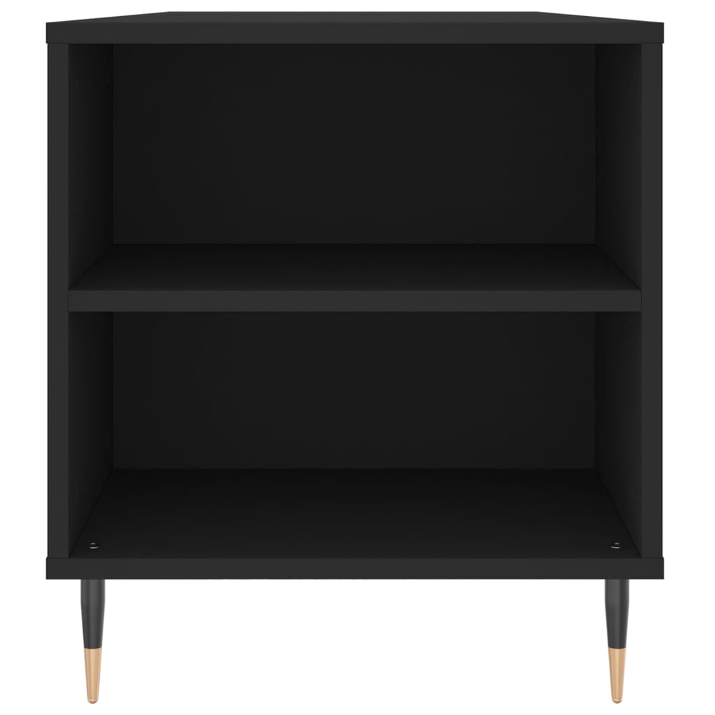 Măsuță de cafea, negru, 102x44,5x50 cm, lemn prelucrat GartenMobel Dekor