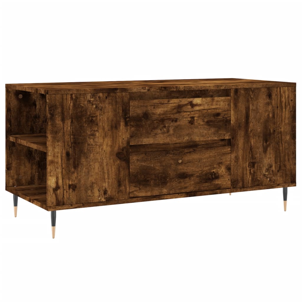 Măsuță de cafea, stejar afumat, 102x44,5x50 cm, lemn prelucrat GartenMobel Dekor
