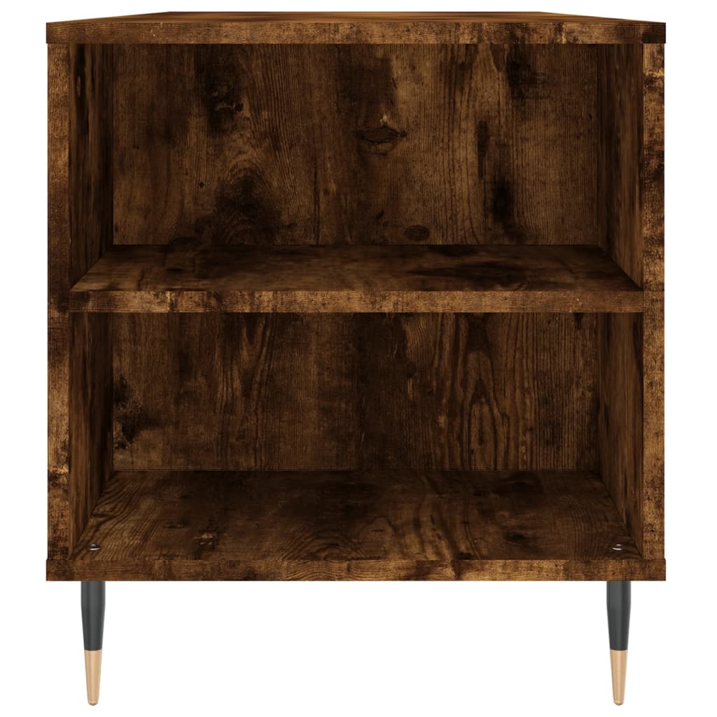 Măsuță de cafea, stejar afumat, 102x44,5x50 cm, lemn prelucrat GartenMobel Dekor