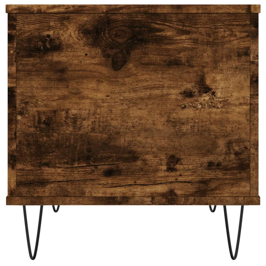 Măsuță de cafea, stejar fumuriu, 60x44,5x45 cm, lemn prelucrat GartenMobel Dekor