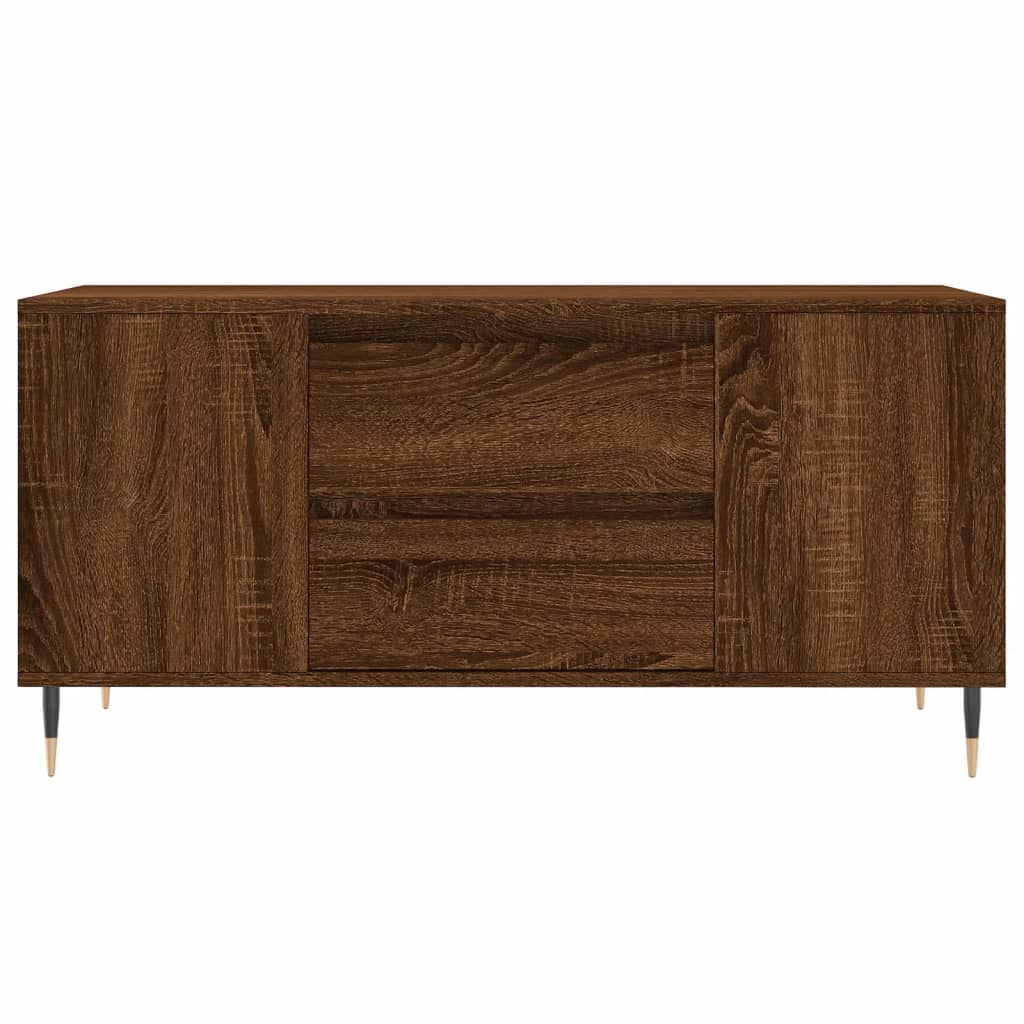 Măsuță de cafea, stejar maro, 102x44,5x50 cm, lemn prelucrat GartenMobel Dekor