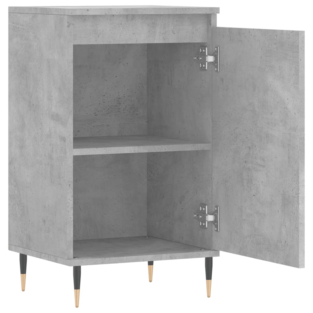 Servante, 2 buc., gri beton, 40x35x70 cm, lemn prelucrat GartenMobel Dekor