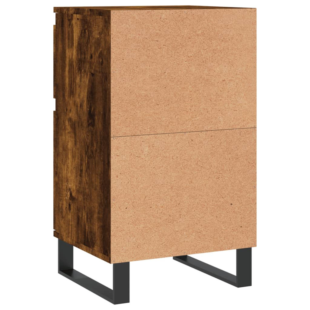 Servante, 2 buc., stejar fumuriu, 40x35x70 cm, lemn prelucrat GartenMobel Dekor