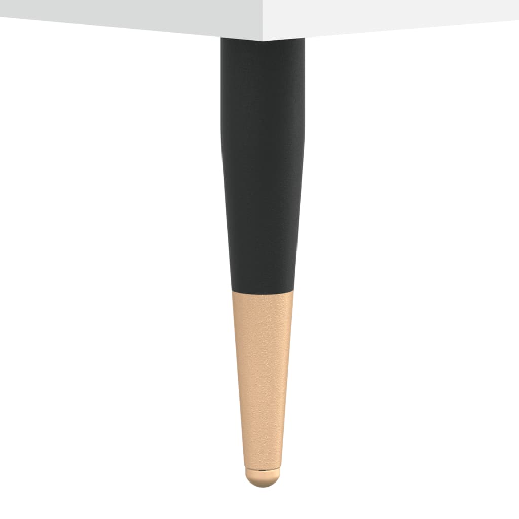 Dulap de discuri, alb, 74,5x38x48 cm, lemn prelucrat GartenMobel Dekor