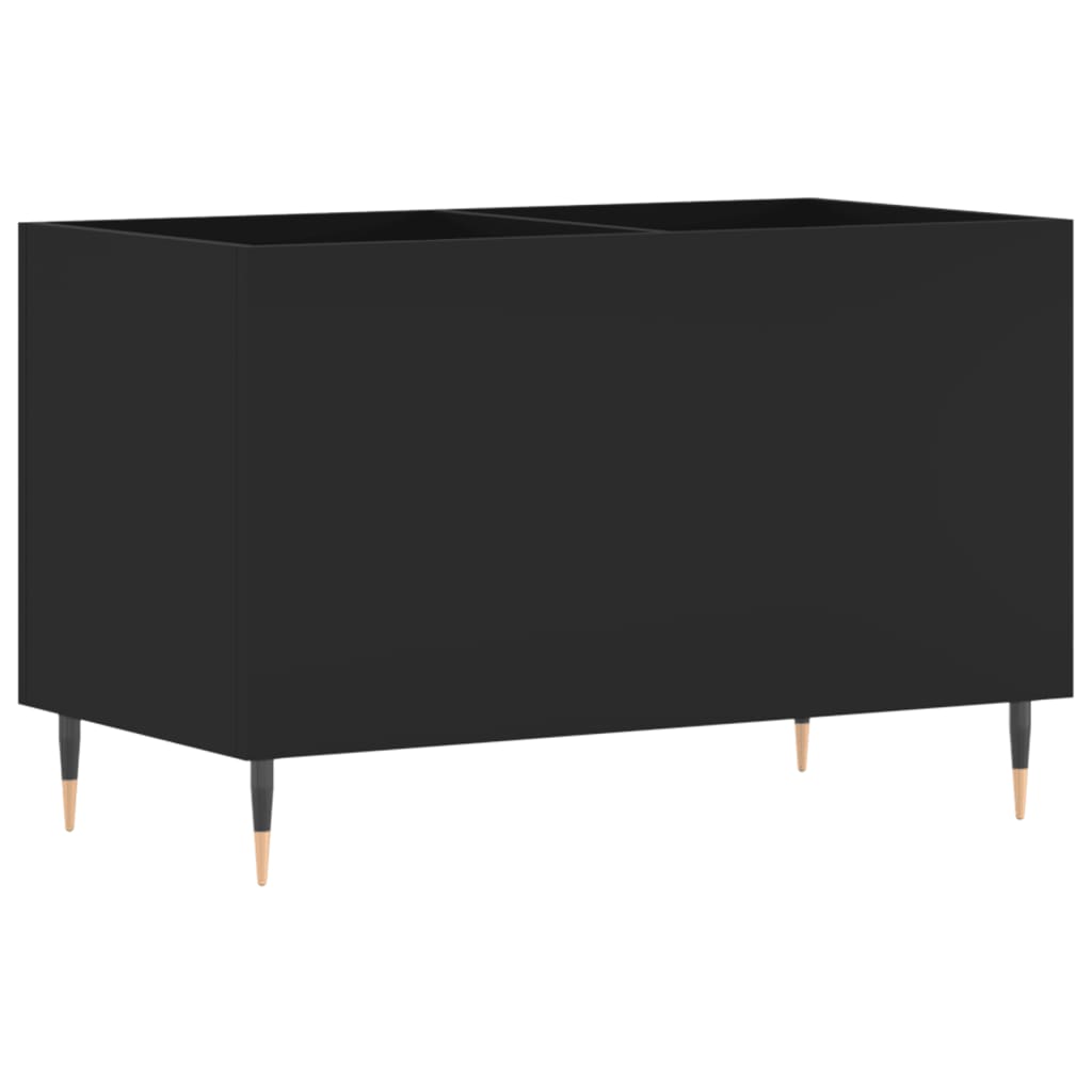 Dulap pentru discuri, negru, 74,5x38x48 cm, lemn prelucrat GartenMobel Dekor