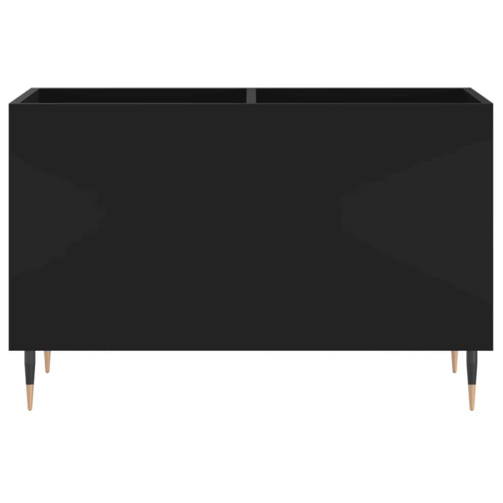 Dulap pentru discuri, negru, 74,5x38x48 cm, lemn prelucrat GartenMobel Dekor