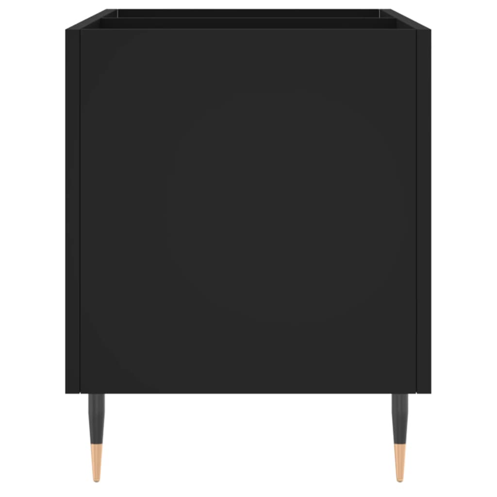 Dulap pentru discuri, negru, 74,5x38x48 cm, lemn prelucrat GartenMobel Dekor