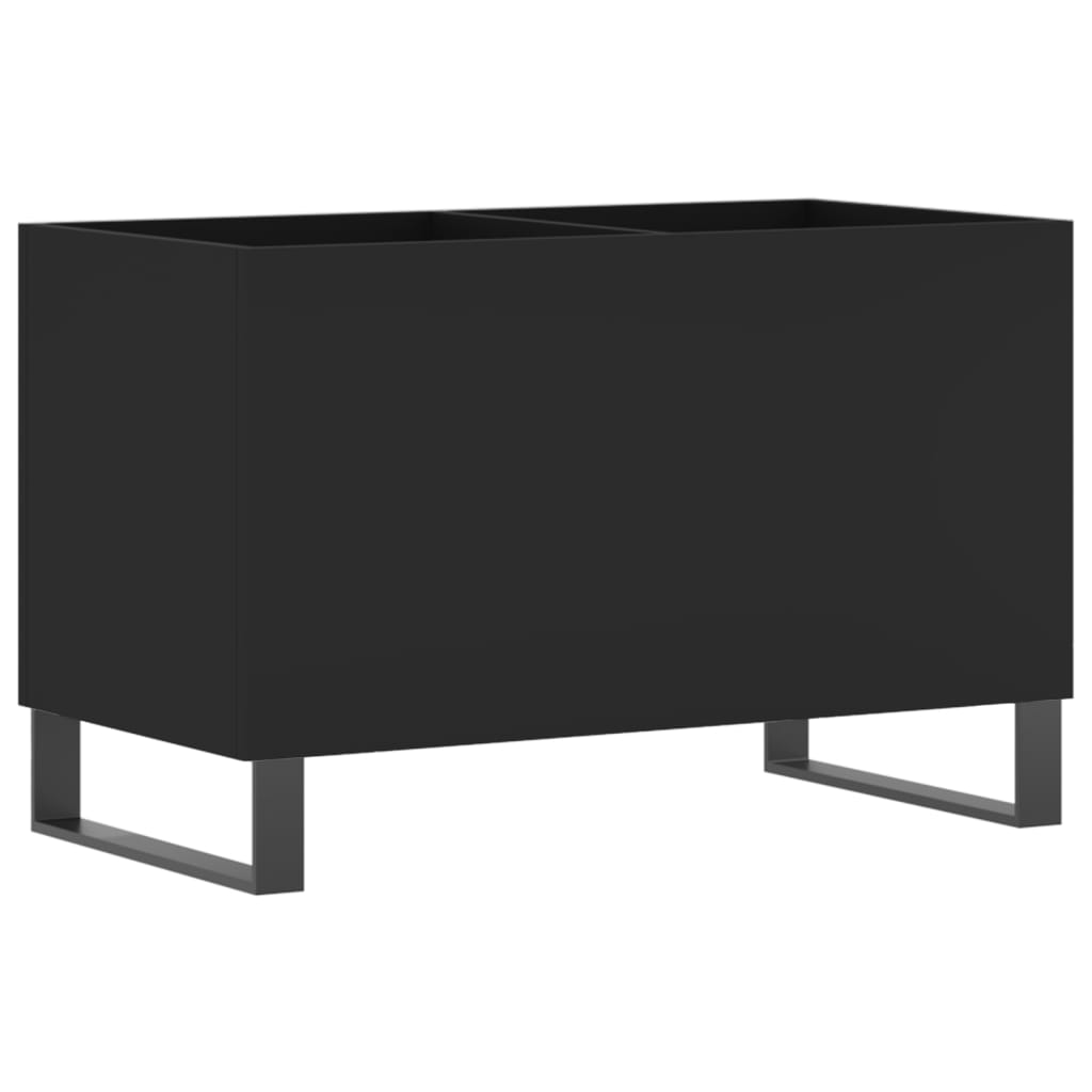 Dulap pentru discuri, negru, 74,5x38x48 cm, lemn prelucrat GartenMobel Dekor