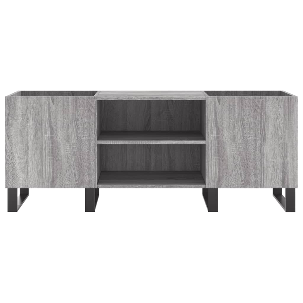 Dulap pentru discuri gri sonoma, 121x38x48 cm, lemn prelucrat GartenMobel Dekor