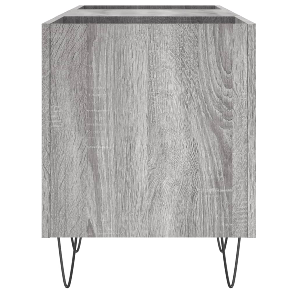 Dulap pentru discuri gri sonoma, 121x38x48 cm, lemn prelucrat GartenMobel Dekor