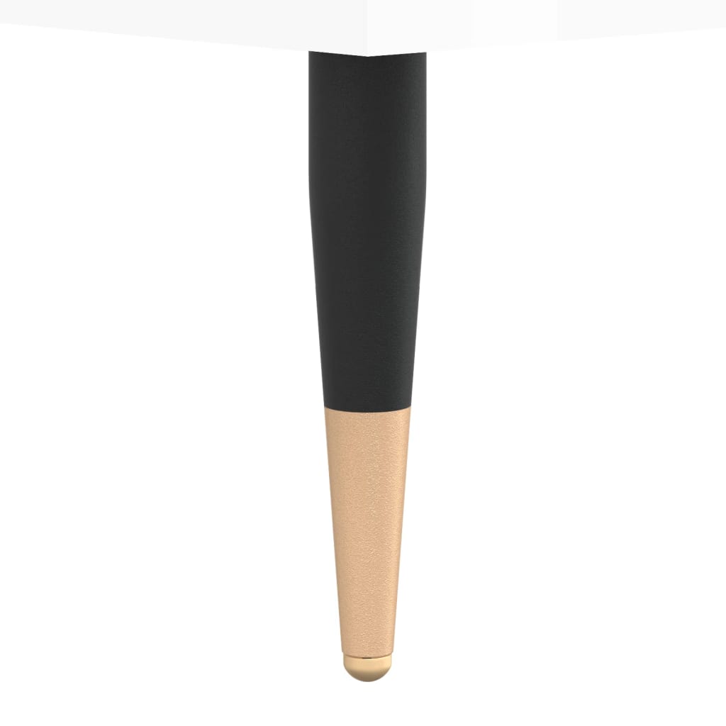 Dulap pt discuri, alb extralucios 74,5x38x48 cm lemn prelucrat GartenMobel Dekor