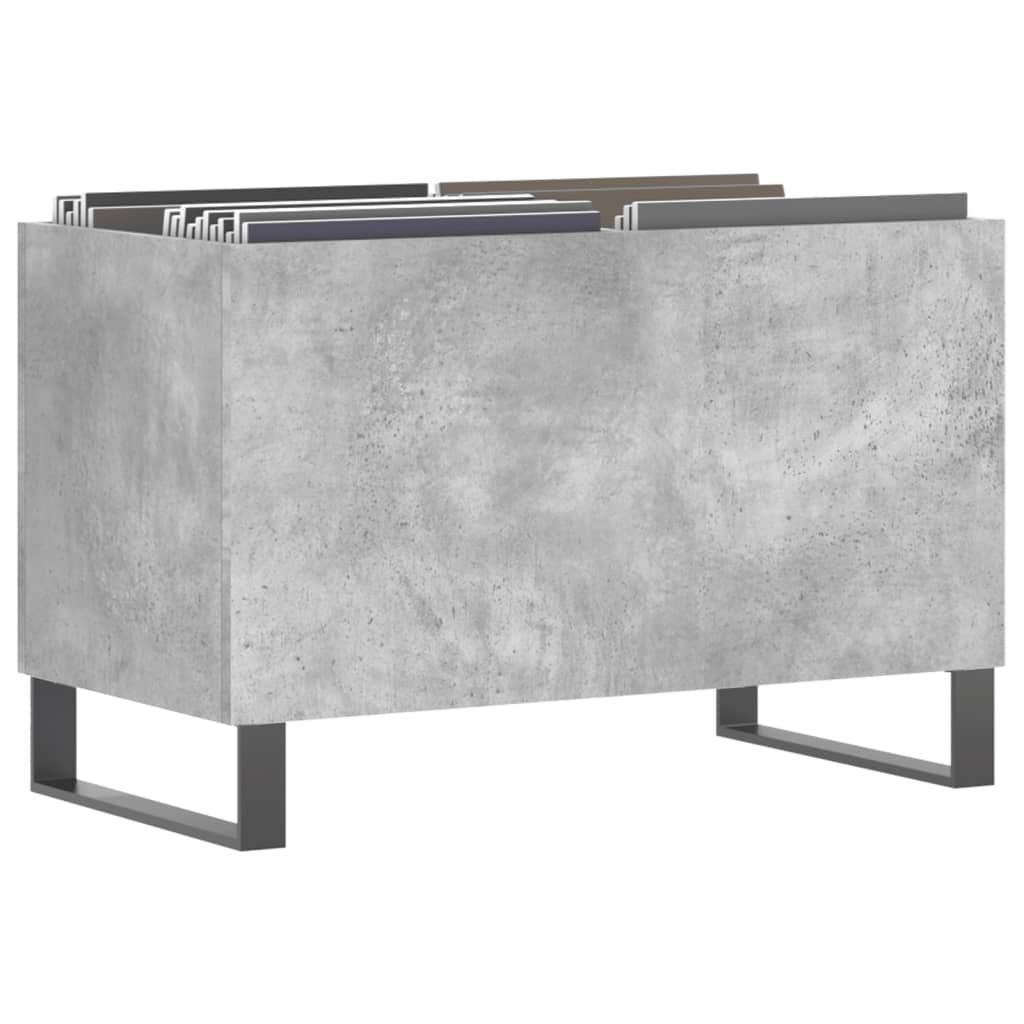 Dulap pentru discuri, gri beton, 74,5x38x48 cm, lemn prelucrat GartenMobel Dekor