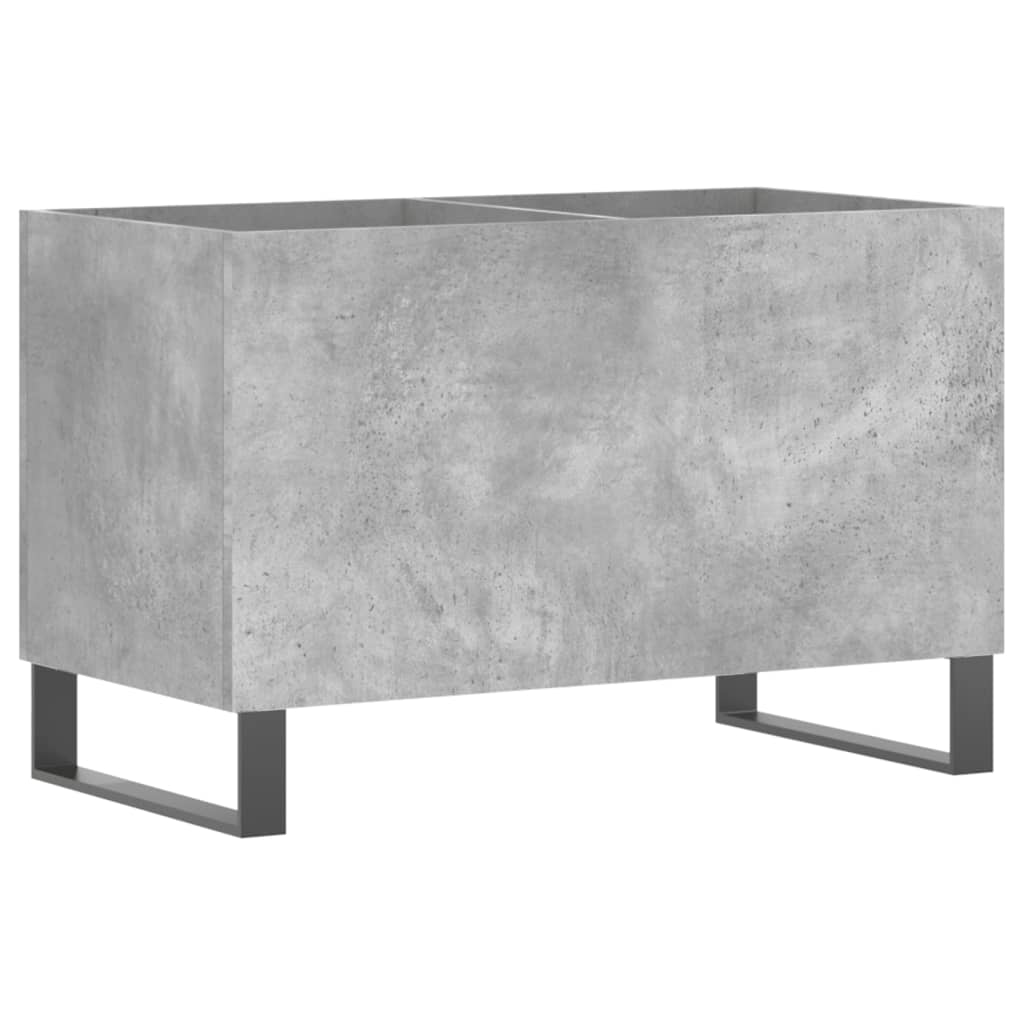Dulap pentru discuri, gri beton, 74,5x38x48 cm, lemn prelucrat GartenMobel Dekor