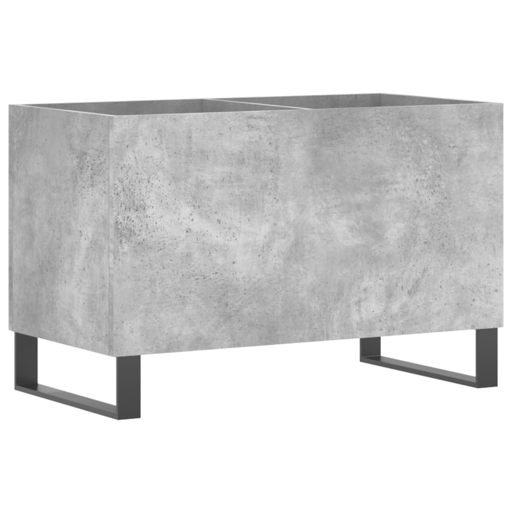 Dulap pentru discuri, gri beton, 74,5x38x48 cm, lemn prelucrat GartenMobel Dekor