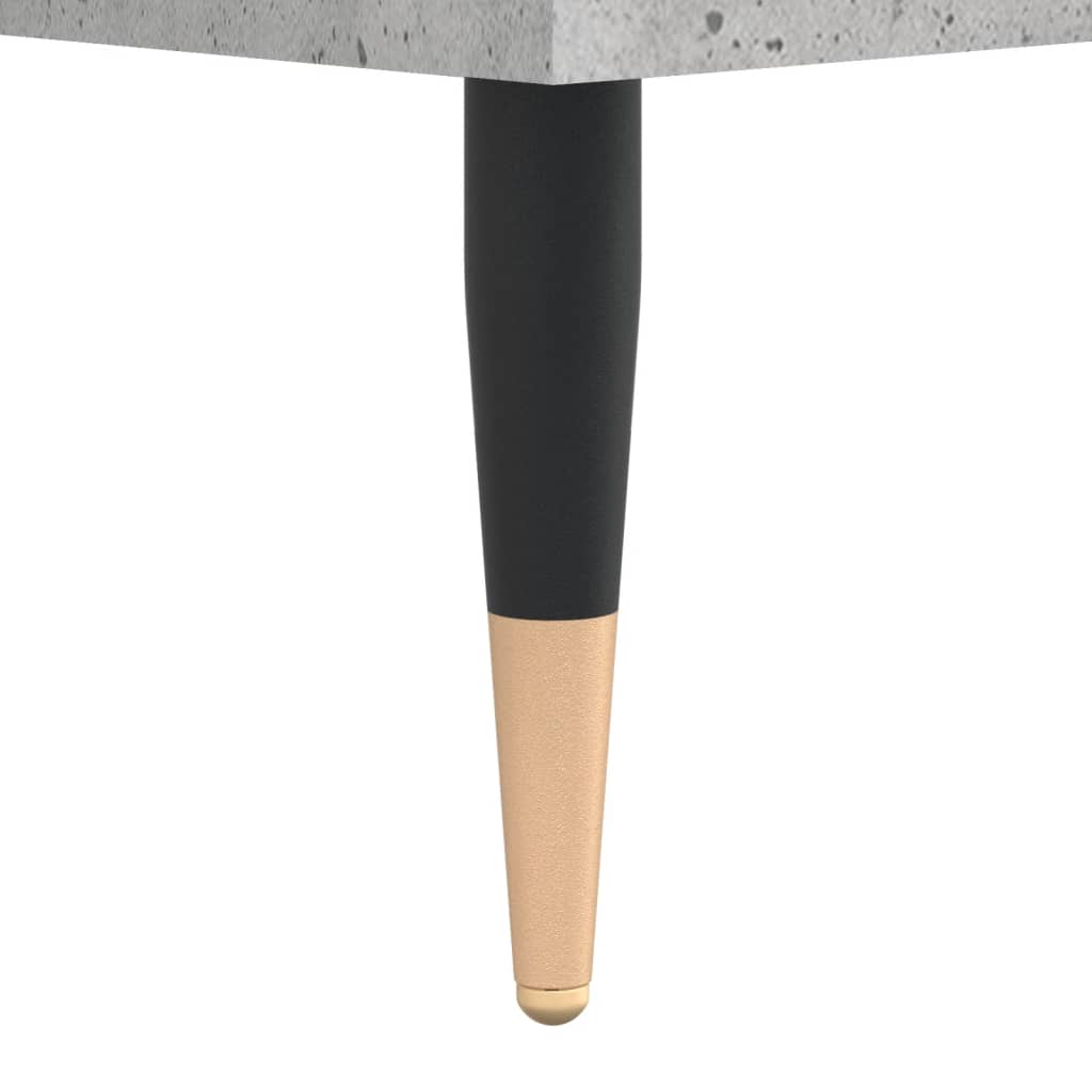 Dulap pentru discuri gri beton, 100x38x48 cm, lemn prelucrat GartenMobel Dekor