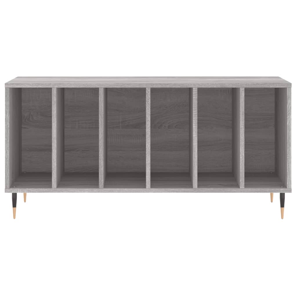 Dulap pentru discuri gri sonoma, 100x38x48 cm, lemn prelucrat GartenMobel Dekor