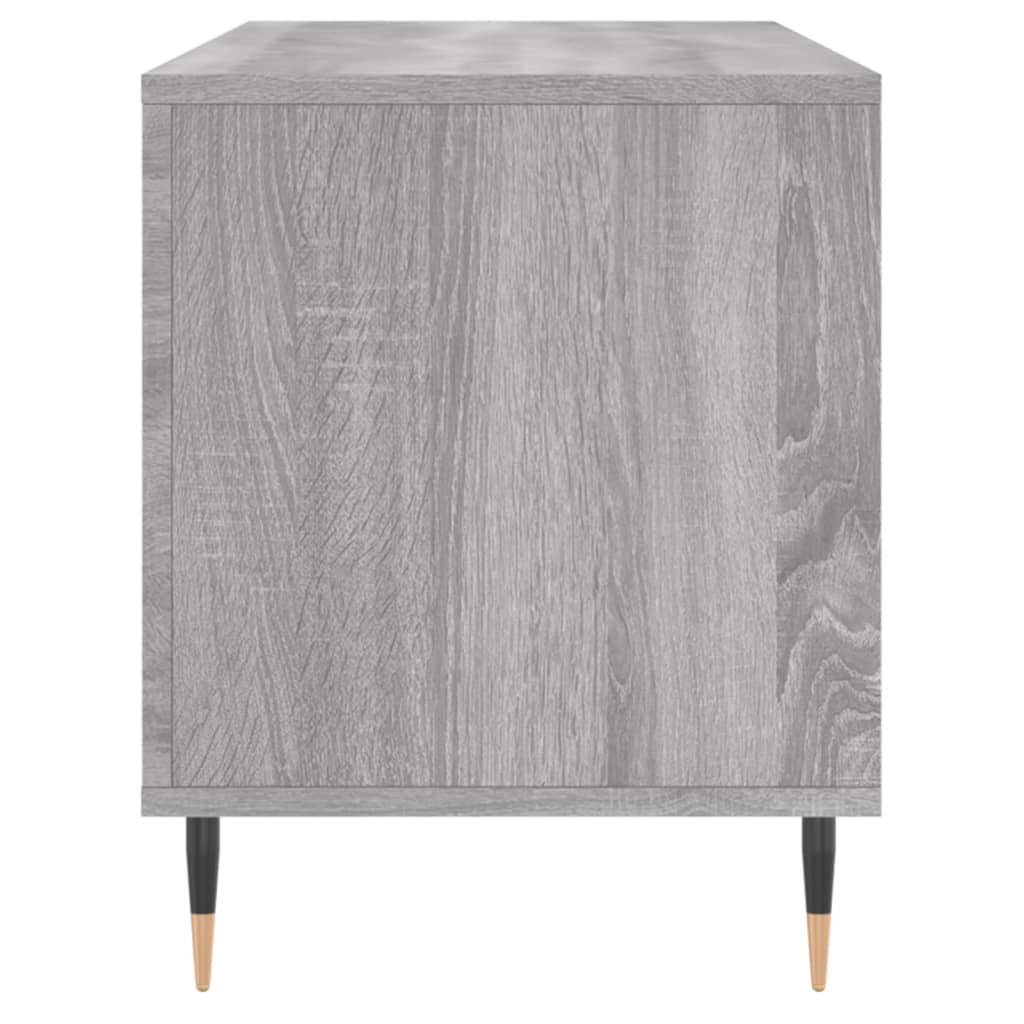 Dulap pentru discuri gri sonoma, 100x38x48 cm, lemn prelucrat GartenMobel Dekor