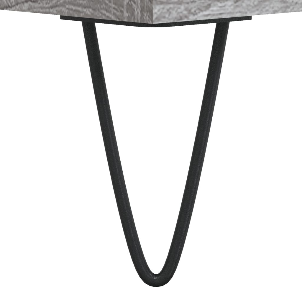 Dulap pentru discuri gri sonoma, 100x38x48 cm, lemn prelucrat GartenMobel Dekor