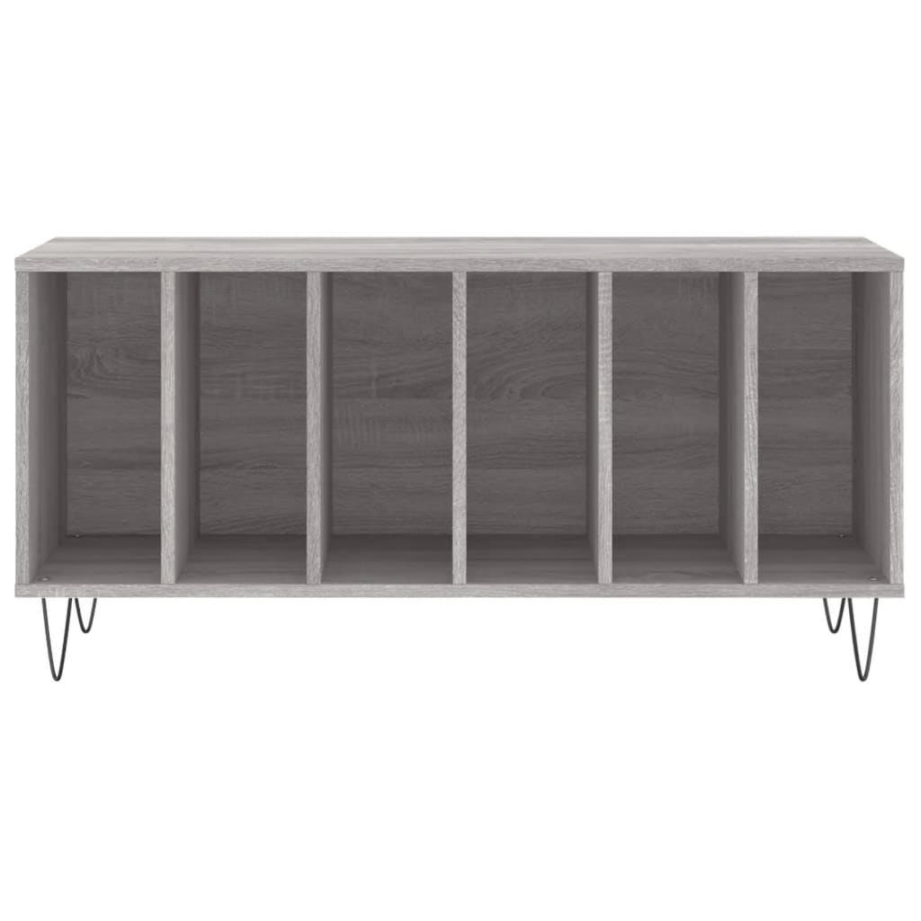 Dulap pentru discuri gri sonoma, 100x38x48 cm, lemn prelucrat GartenMobel Dekor