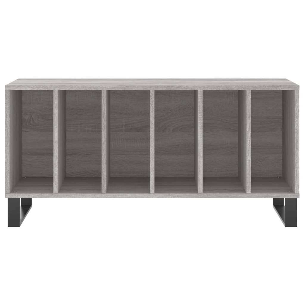 Dulap pentru discuri gri sonoma, 100x38x48 cm, lemn prelucrat GartenMobel Dekor