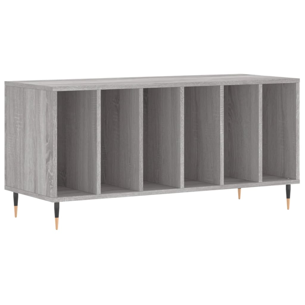 Dulap pentru discuri gri sonoma, 100x38x48 cm, lemn prelucrat GartenMobel Dekor