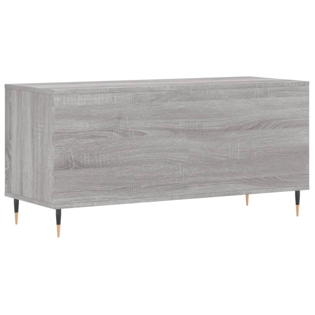 Dulap pentru discuri gri sonoma, 100x38x48 cm, lemn prelucrat GartenMobel Dekor