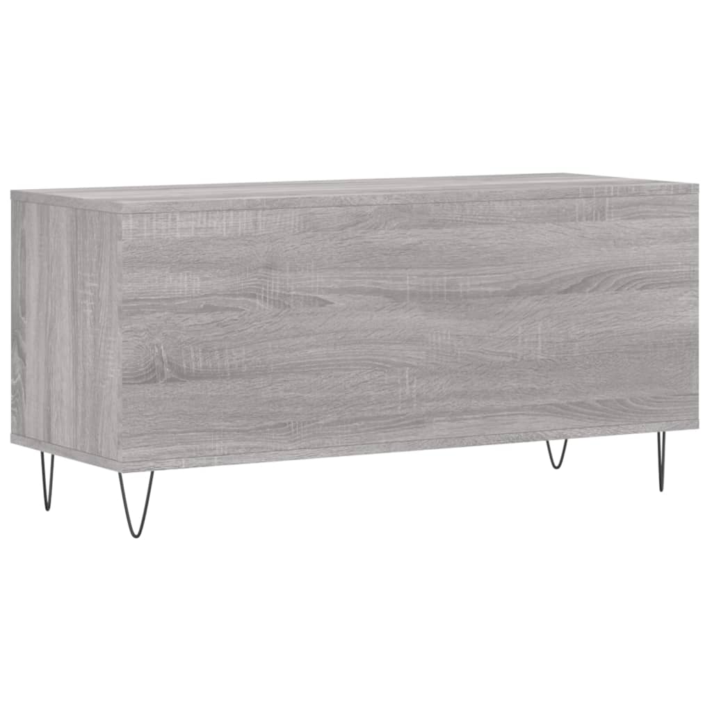 Dulap pentru discuri gri sonoma, 100x38x48 cm, lemn prelucrat GartenMobel Dekor