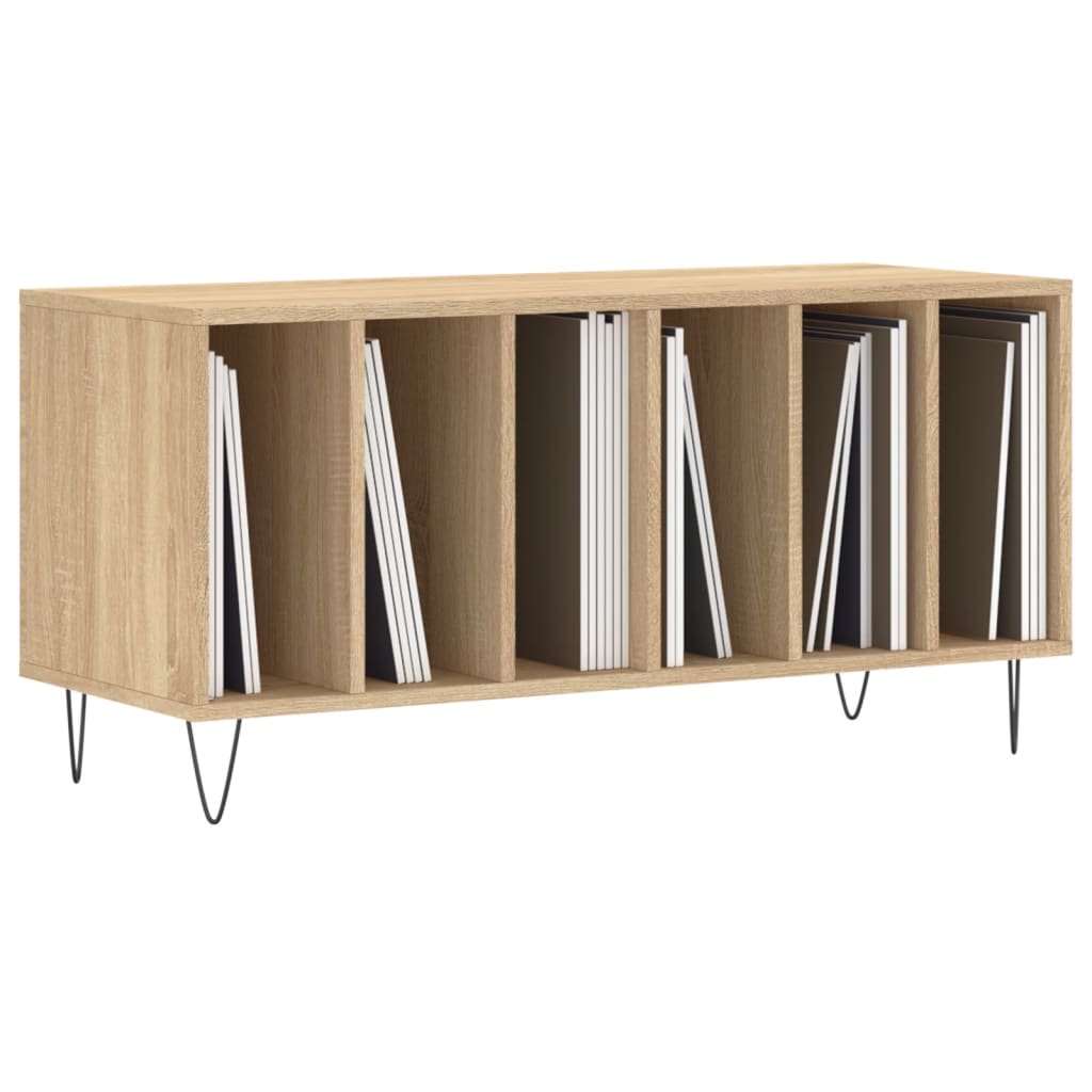 Dulap pentru discuri stejar sonoma 100x38x48 cm, lemn prelucrat GartenMobel Dekor