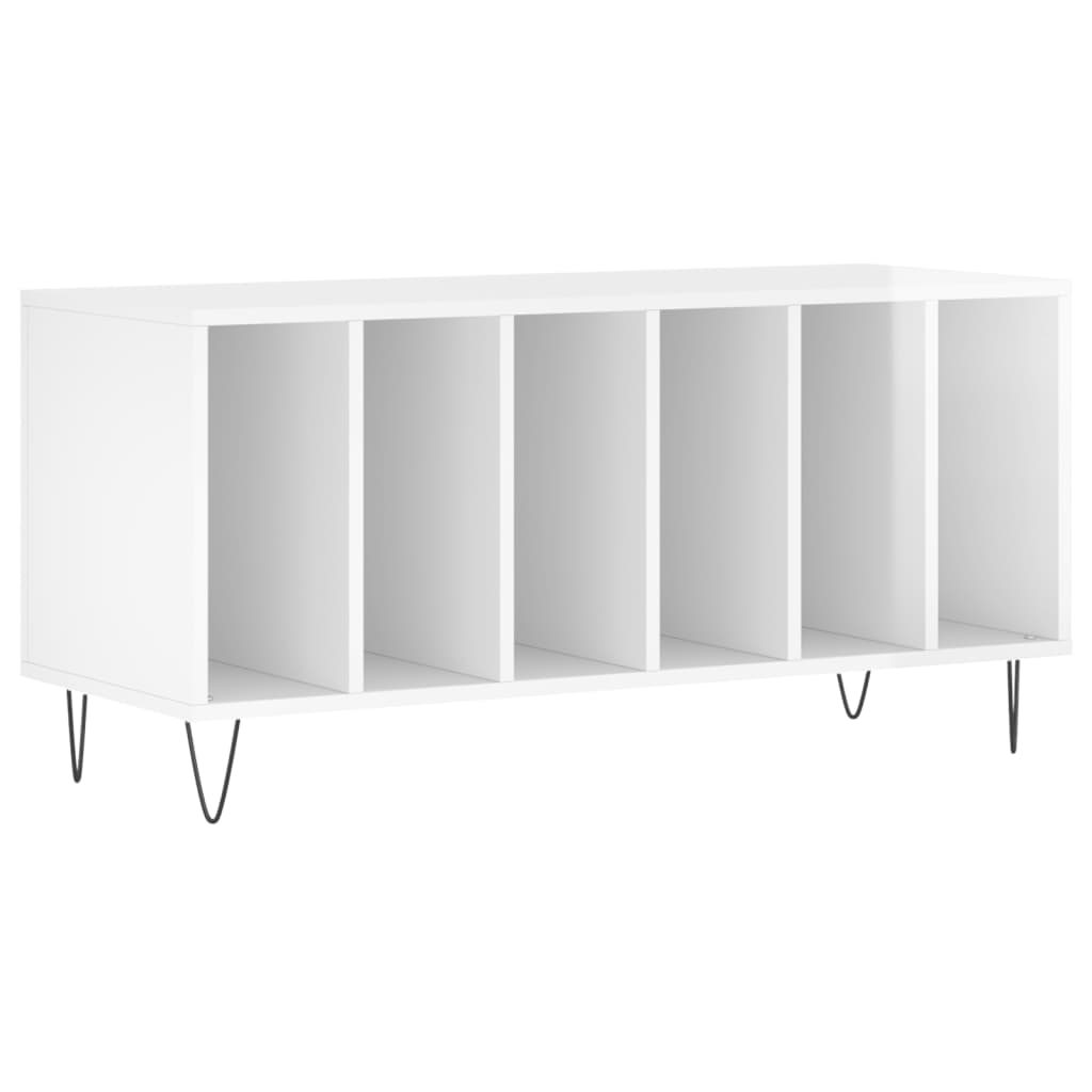 Dulapuri pentru discuri alb lucios 100x38x48 cm, lemn prelucrat GartenMobel Dekor