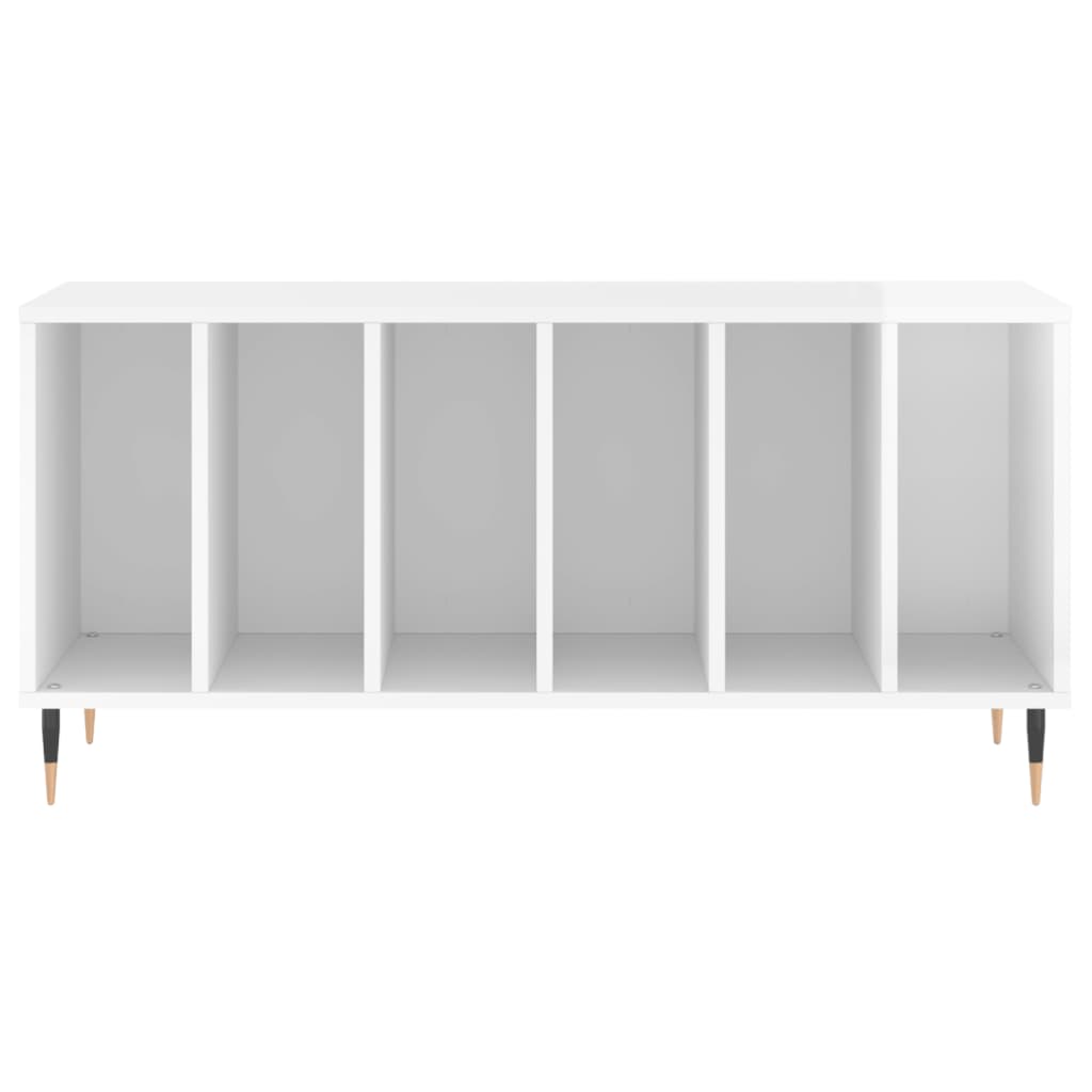 Dulapuri pentru discuri alb lucios 100x38x48 cm, lemn prelucrat GartenMobel Dekor