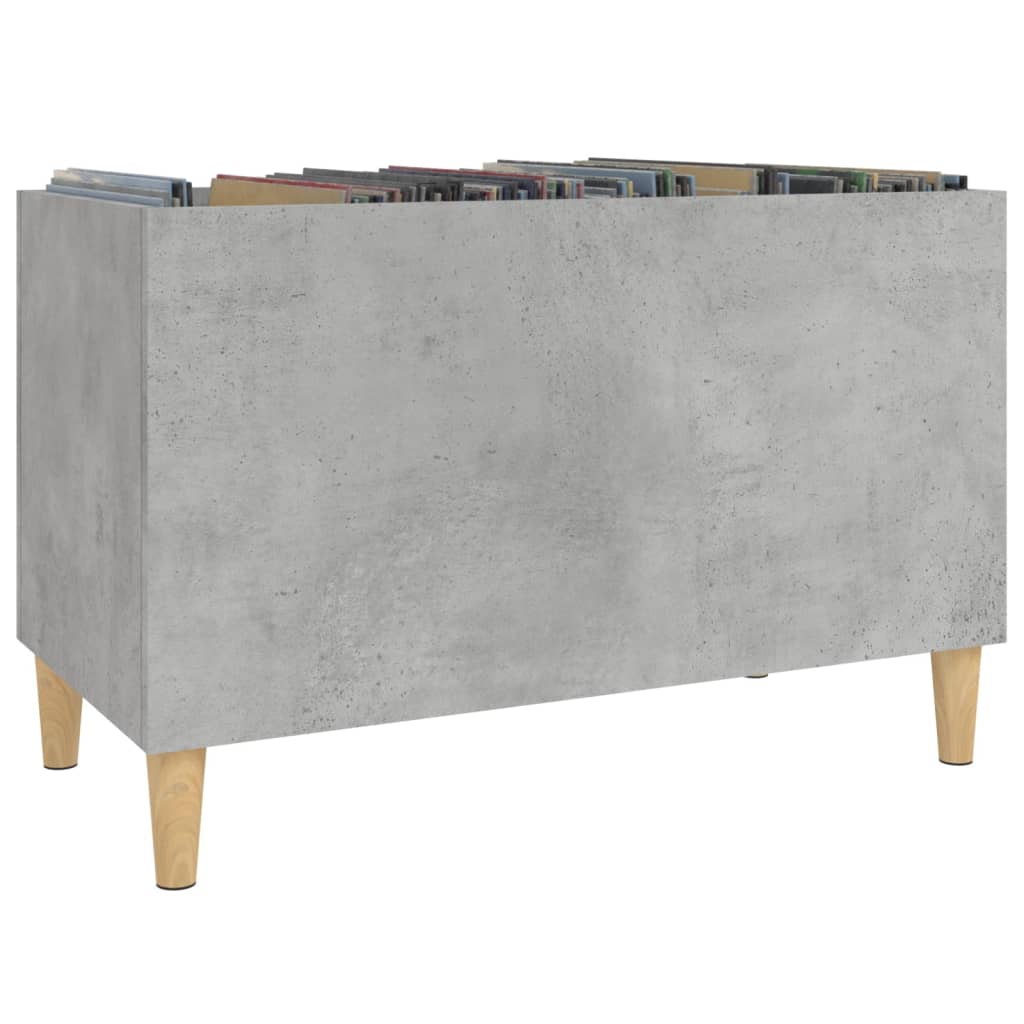 Dulap pentru discuri, gri beton, 74,5x38x48 cm, lemn prelucrat GartenMobel Dekor