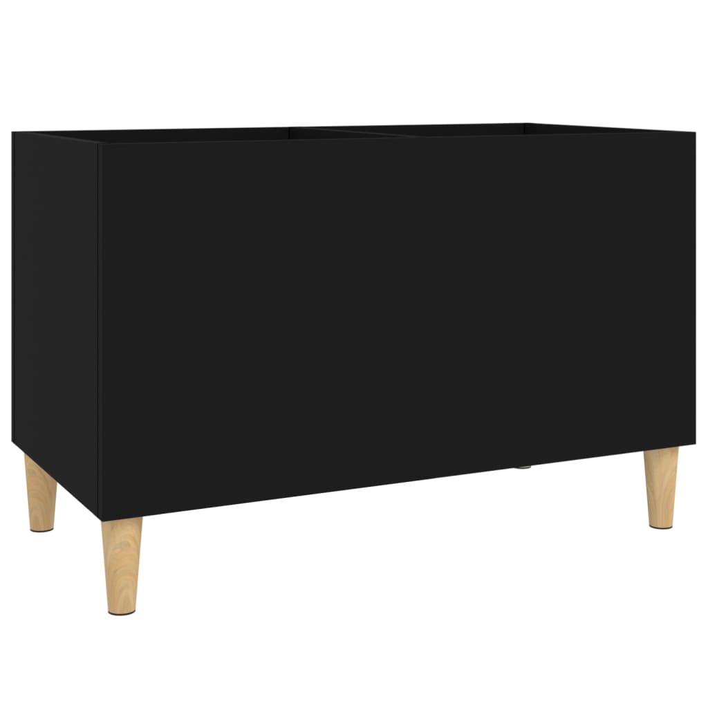 Dulap pentru discuri, negru, 74,5x38x48 cm, lemn prelucrat GartenMobel Dekor