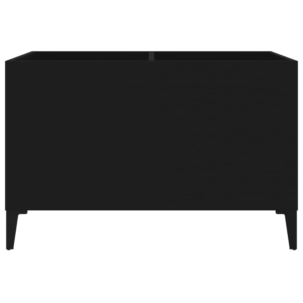 Dulap pentru discuri, negru, 74,5x38x48 cm, lemn prelucrat GartenMobel Dekor