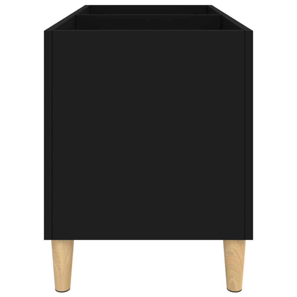 Dulap pentru discuri, negru, 74,5x38x48 cm, lemn prelucrat GartenMobel Dekor