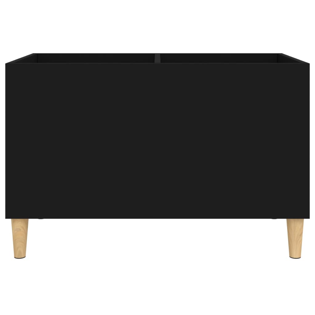 Dulap pentru discuri, negru, 74,5x38x48 cm, lemn prelucrat GartenMobel Dekor