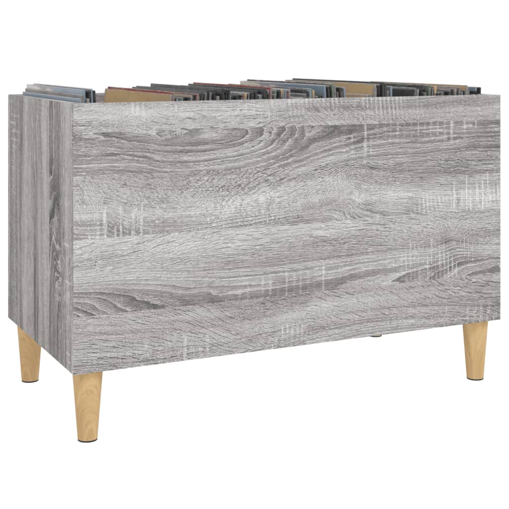 Dulap pentru discuri gri sonoma 74,5x38x48 cm lemn prelucrat GartenMobel Dekor