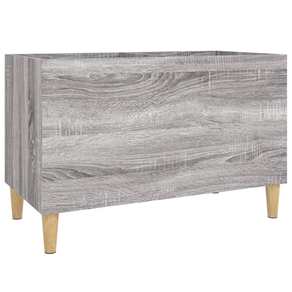 Dulap pentru discuri gri sonoma 74,5x38x48 cm lemn prelucrat GartenMobel Dekor