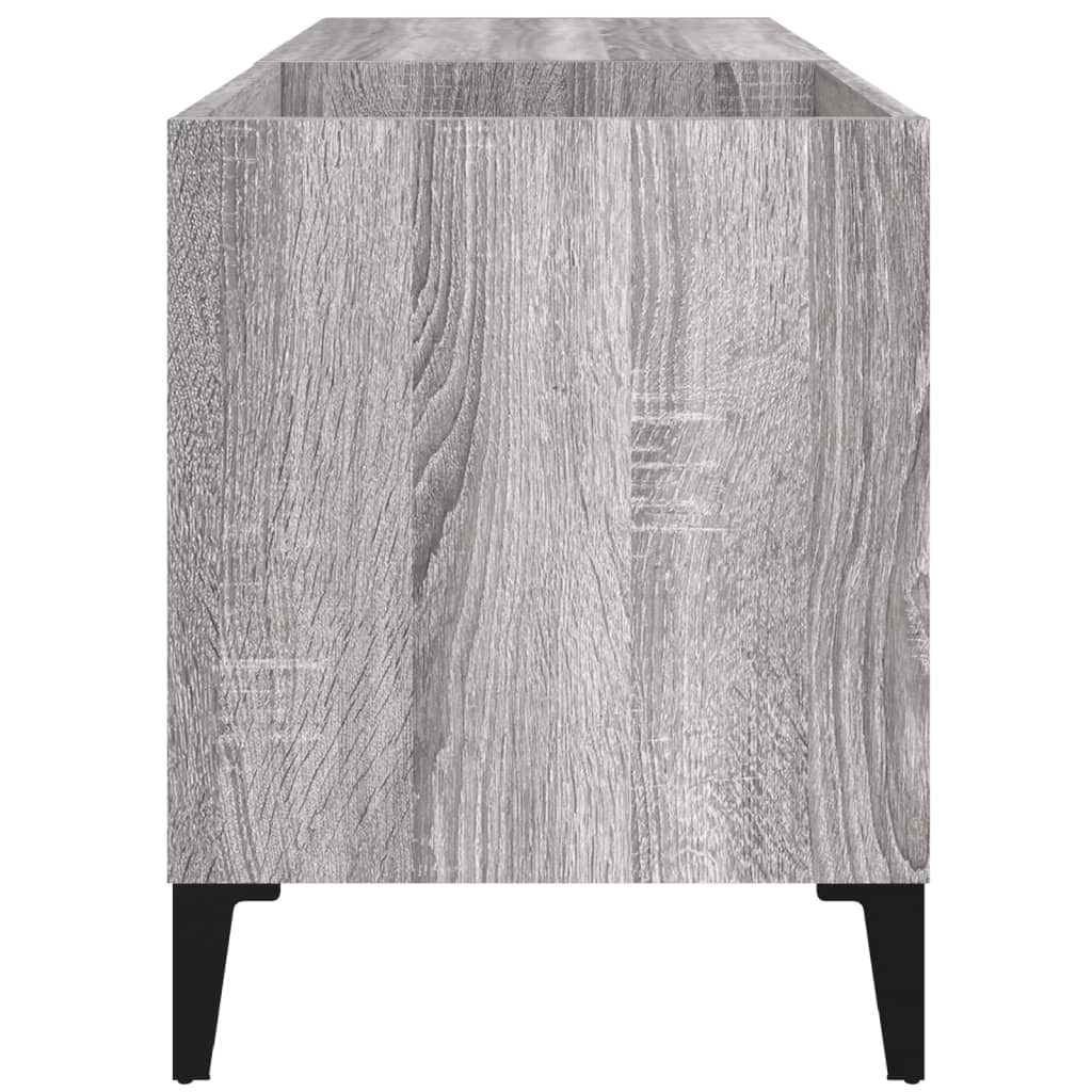 Dulap pentru discuri gri sonoma 84,5x38x48 cm lemn prelucrat GartenMobel Dekor
