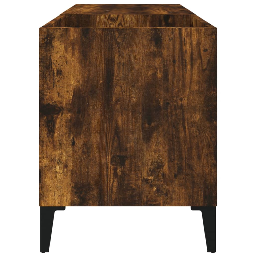 Dulap pentru discuri stejar afumat 84,5x38x48 cm lemn prelucrat GartenMobel Dekor