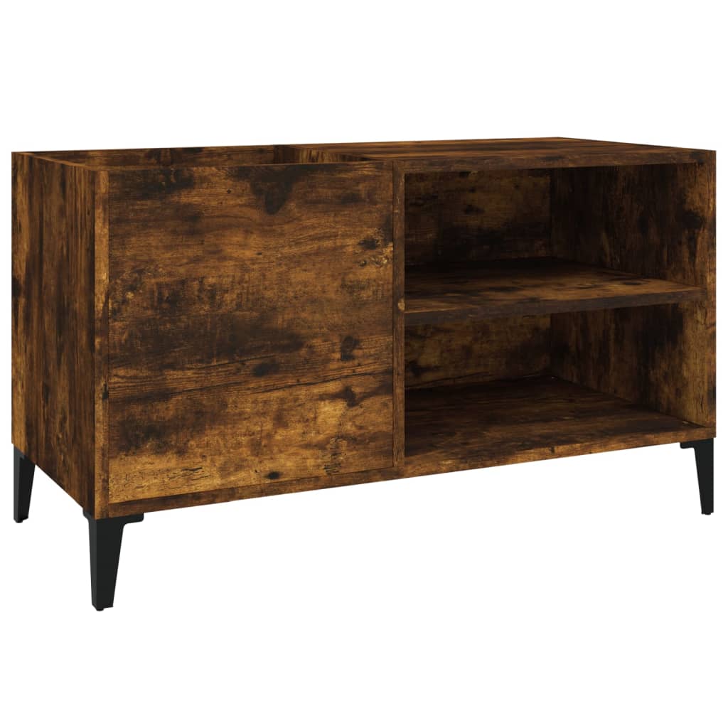 Dulap pentru discuri stejar afumat 84,5x38x48 cm lemn prelucrat GartenMobel Dekor