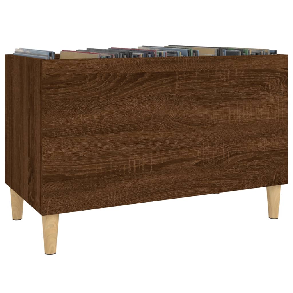 Dulap pentru discuri stejar maro 74,5x38x48 cm lemn prelucrat GartenMobel Dekor