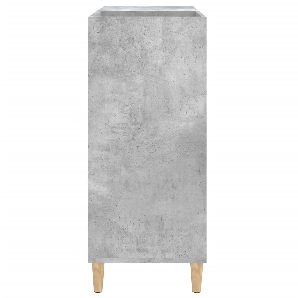 Dulap pentru discuri gri beton 84,5x38x89 cm lemn compozit GartenMobel Dekor